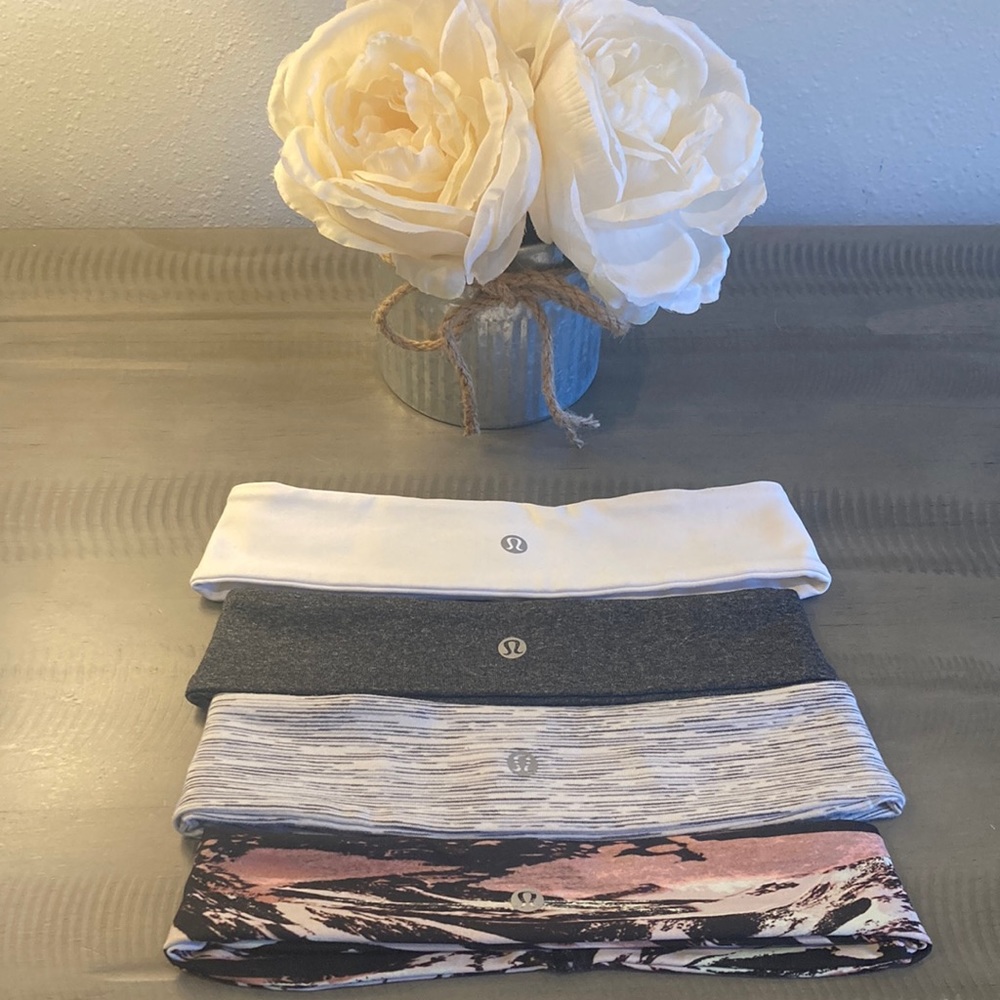 Lululemon headbands - set of 4